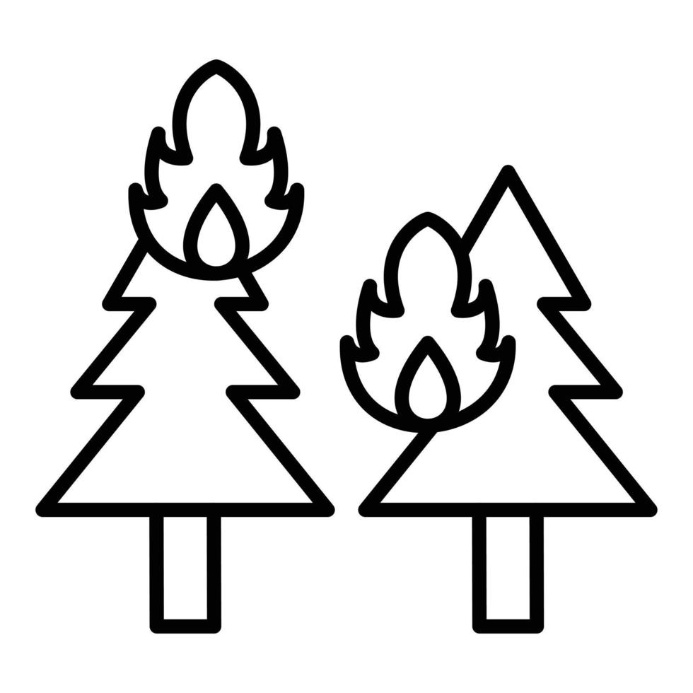 Wildfire Icon Style vector
