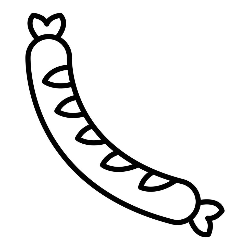 Sausage Icon Style vector