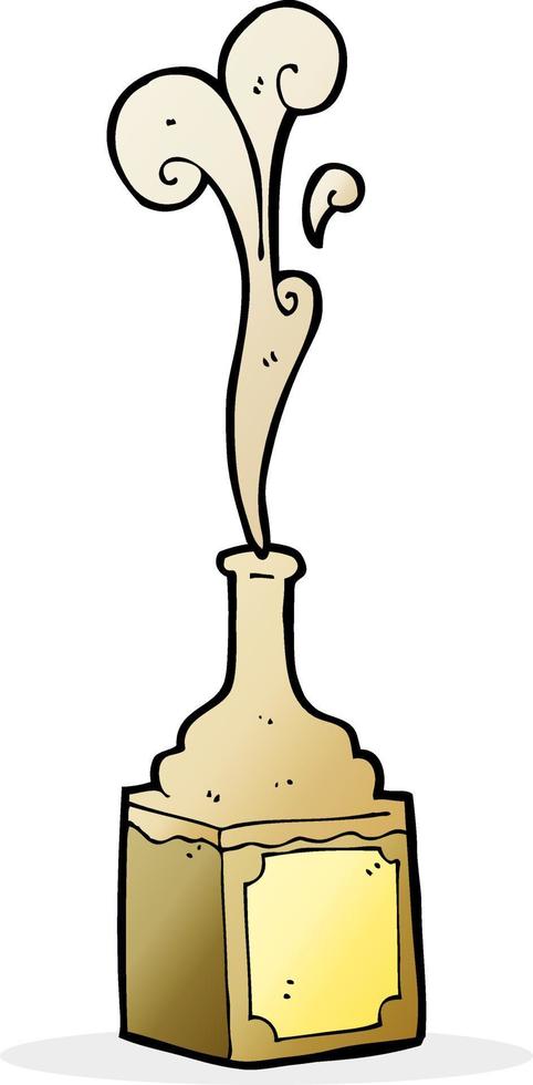 cartoon whiskey bottle vector