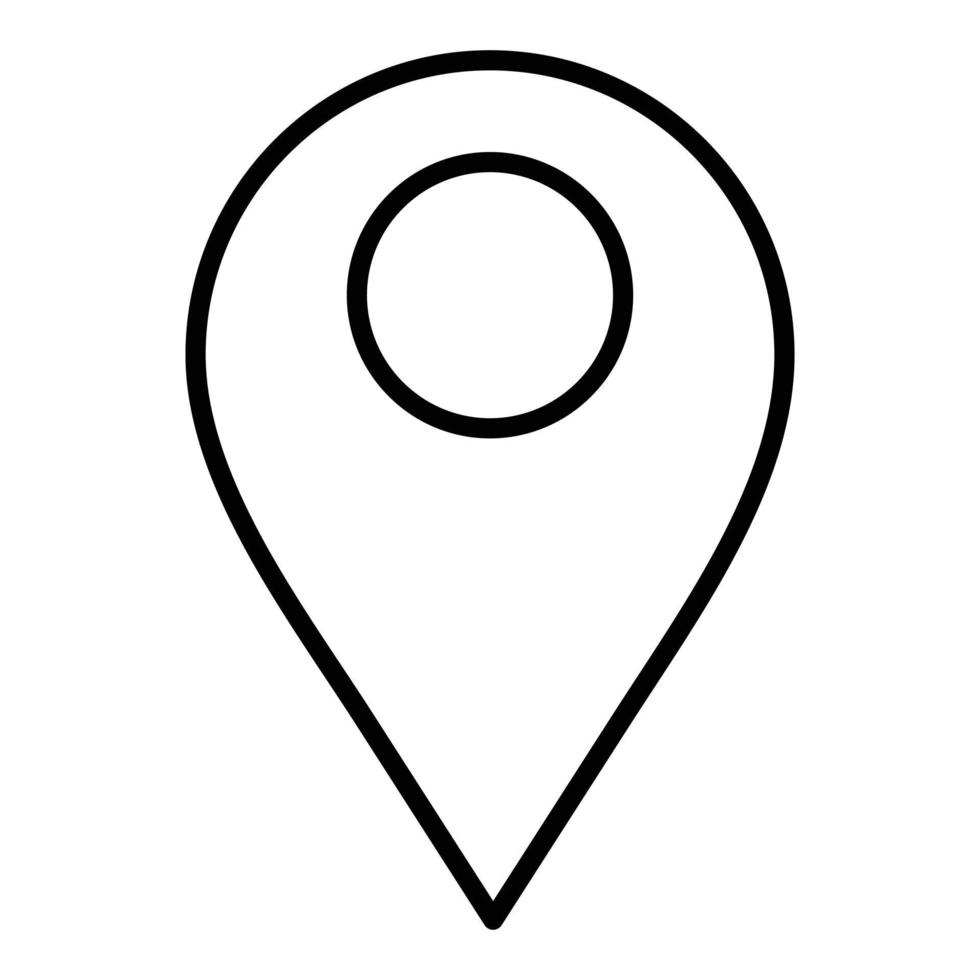 Location Icon Style vector