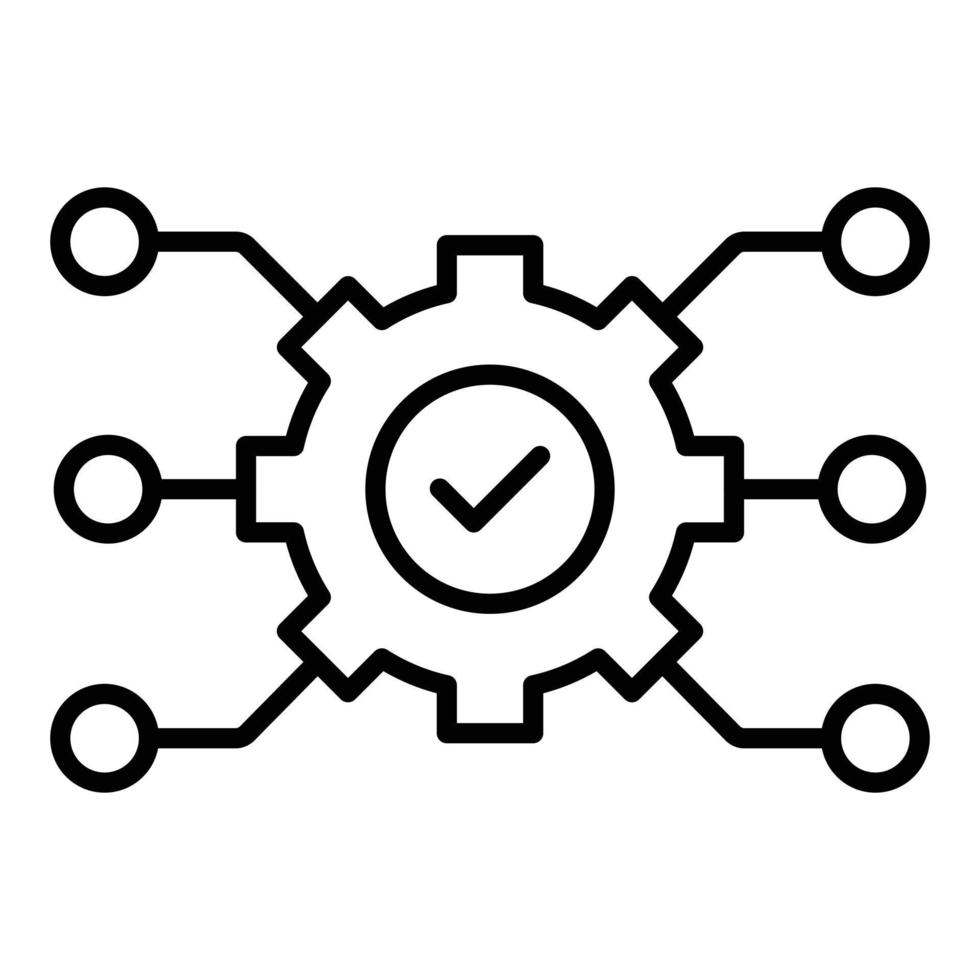 Automate Icon Style vector