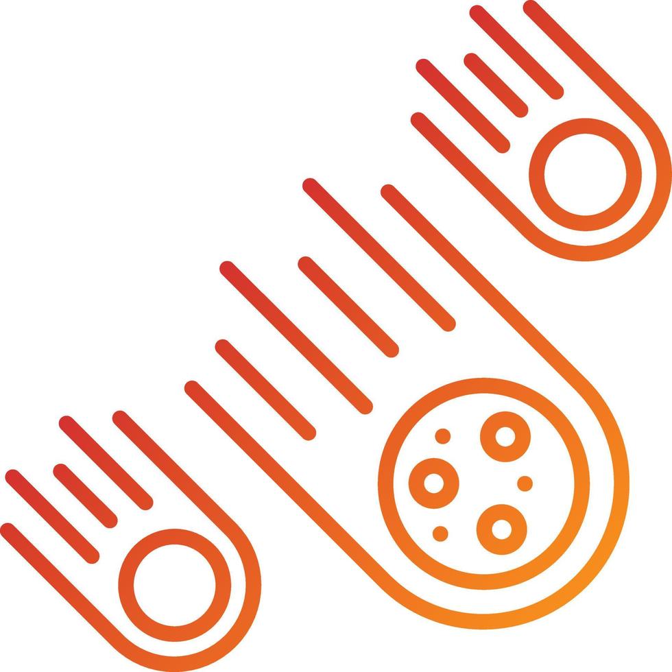 Meteorites Icon Style vector