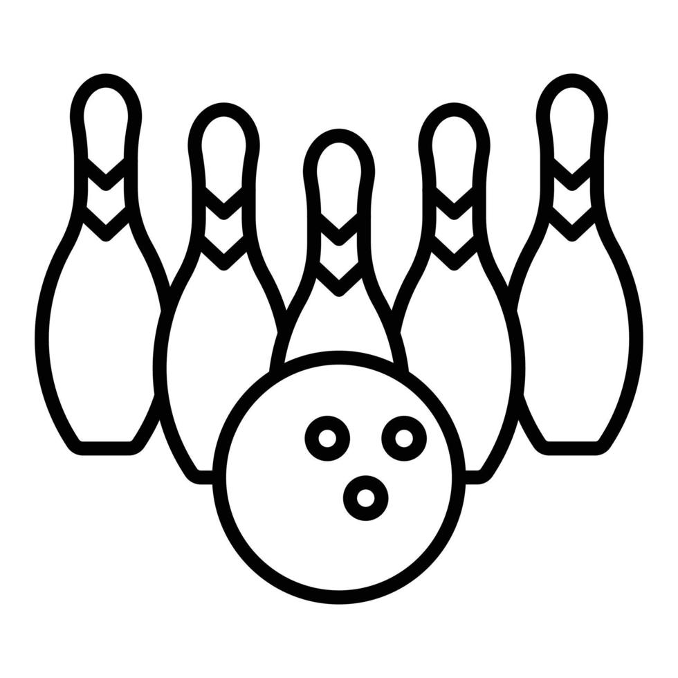 Bowling Icon Style vector