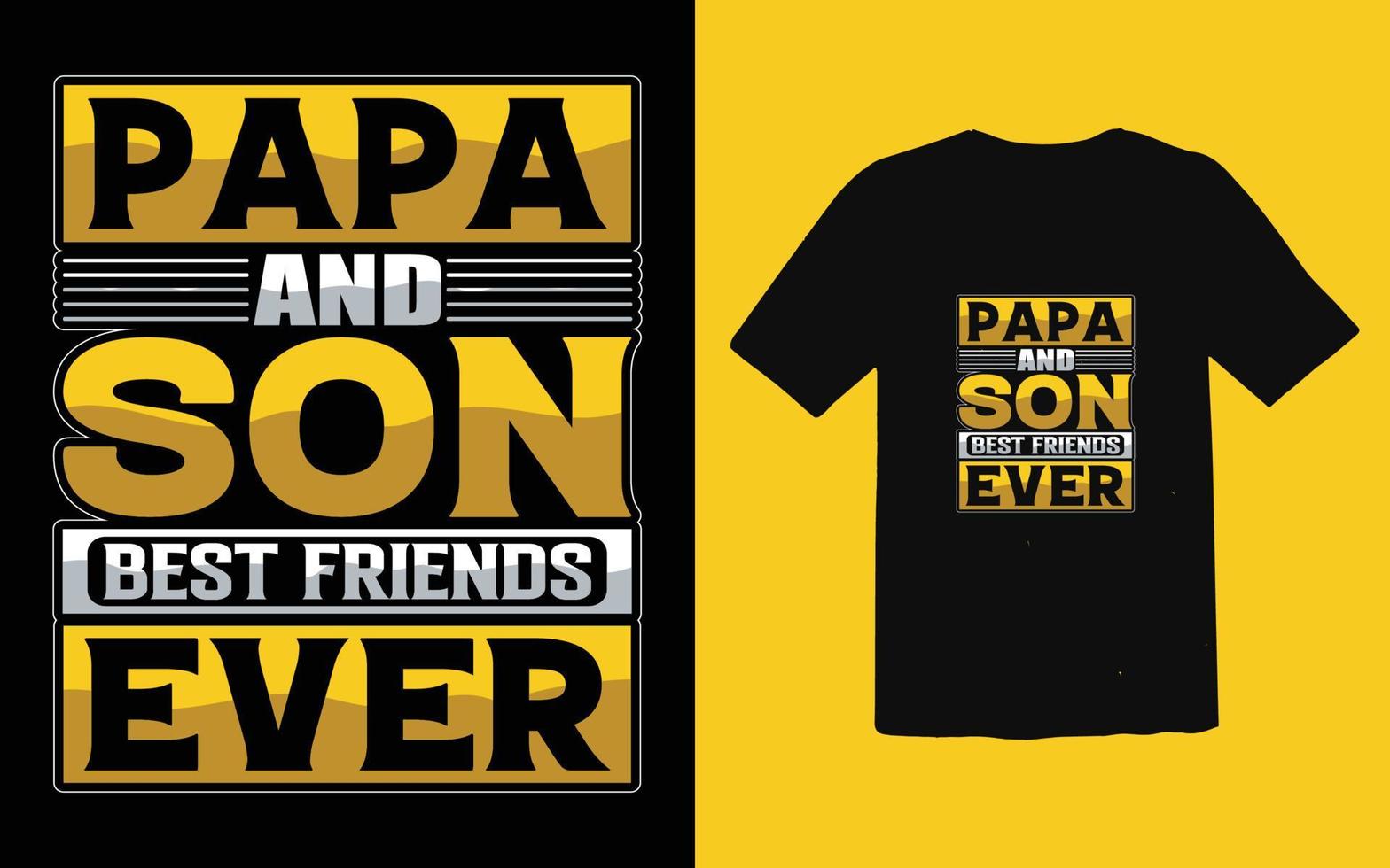 vector de diseño de camiseta tipográfica del día del padre, diseño de camiseta de papá de moda