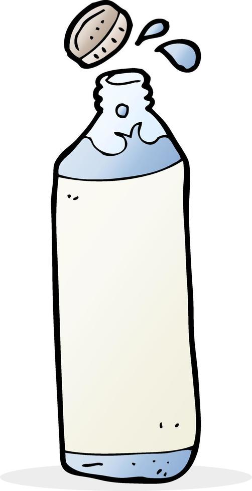 cartoon water bottle vector