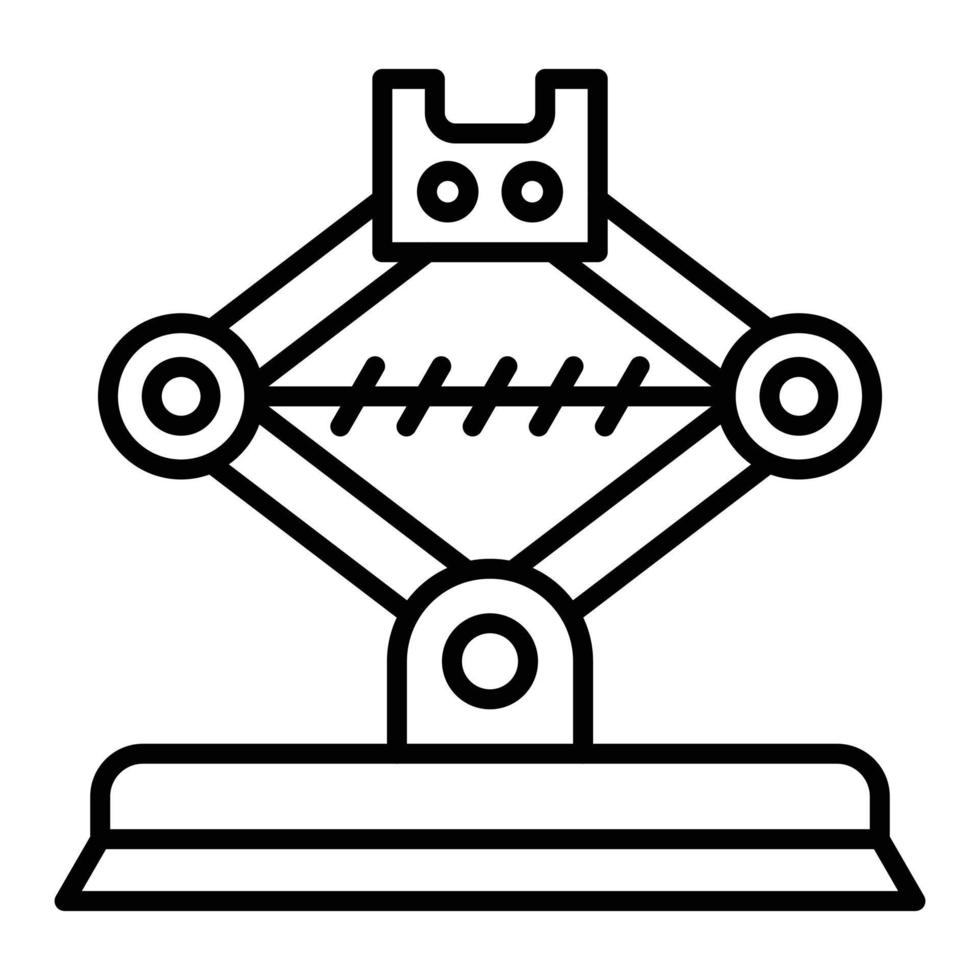 Car Jack Icon Style vector