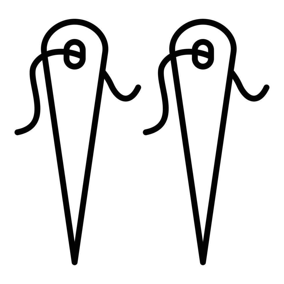 Needle Icon Style vector