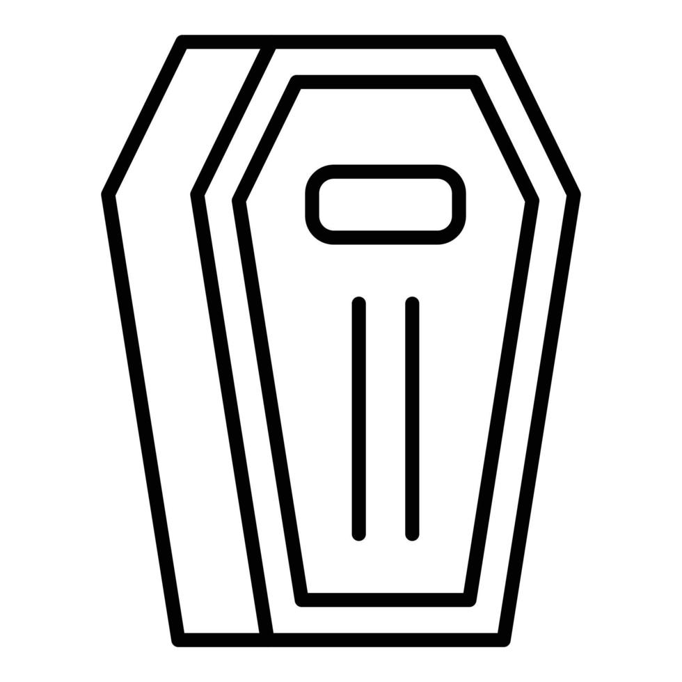 Coffin Icon Style vector