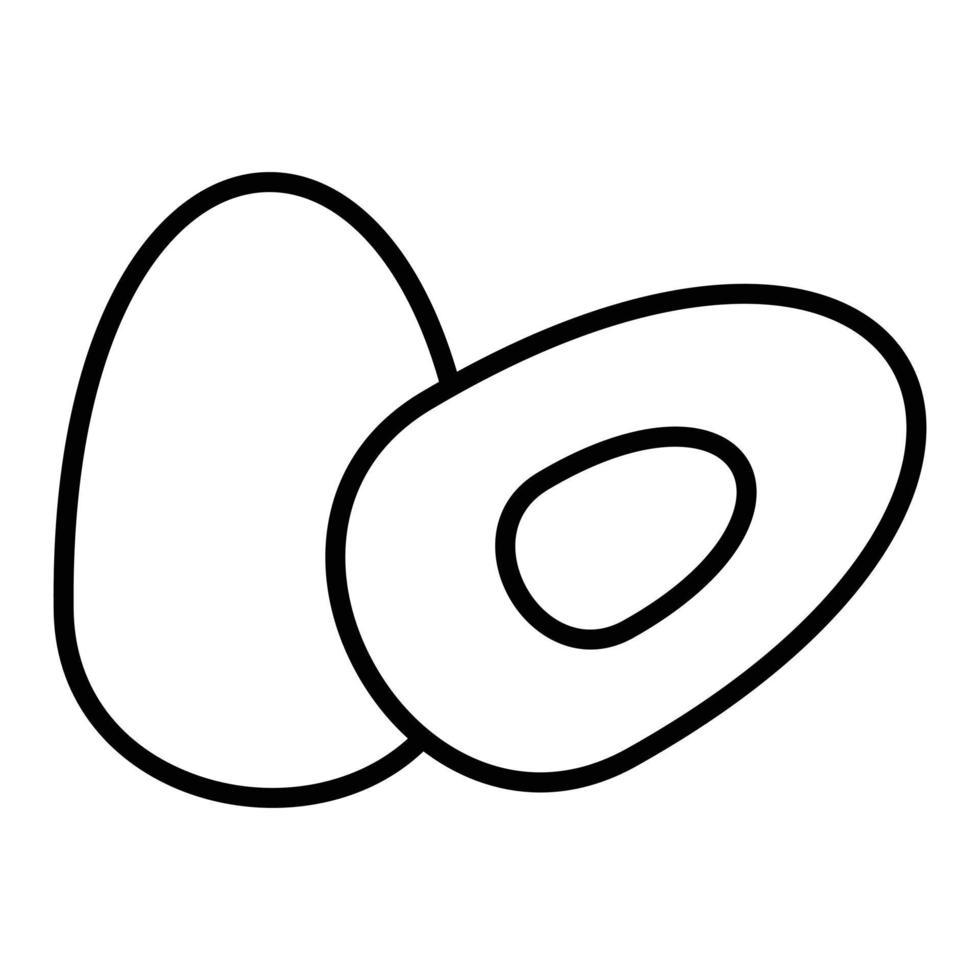 Boiled Egg Icon Style vector
