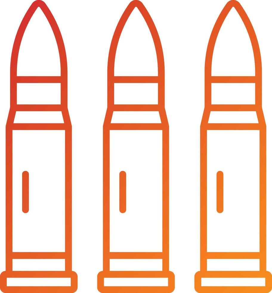 Ammunition Icon Style vector