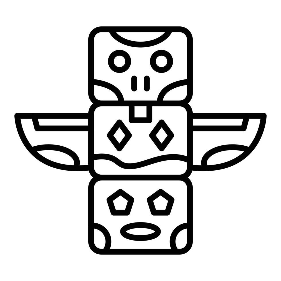 Totem Icon Style vector