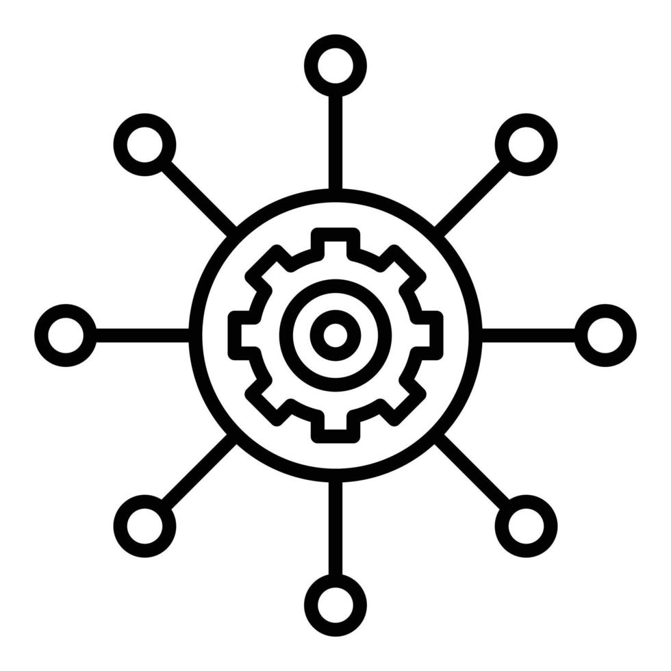 Integration Icon Style vector