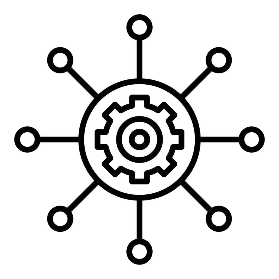 Integration Icon Style vector