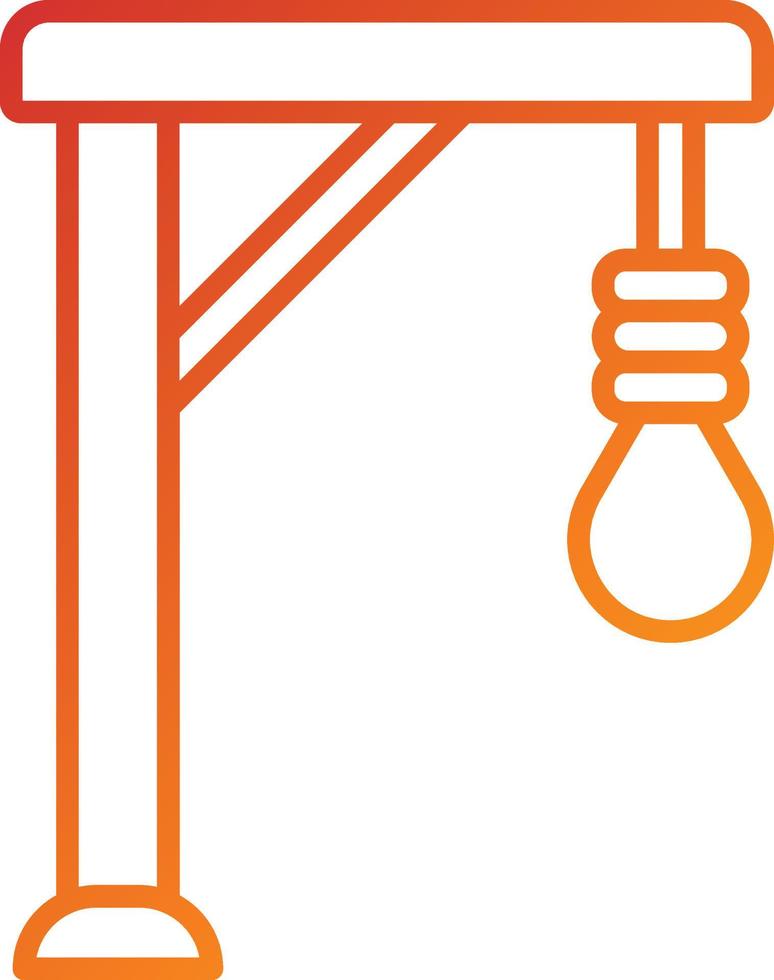 Gallows Icon Style vector
