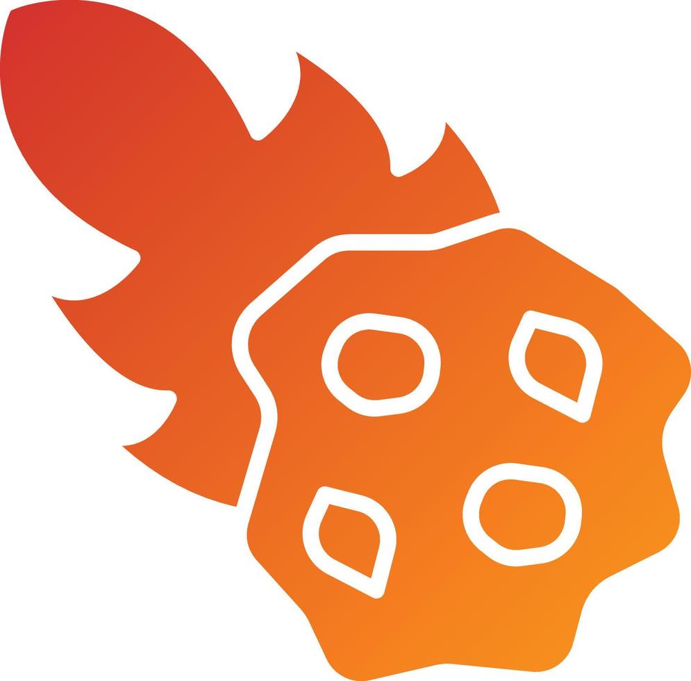 Meteorite Icon Style vector