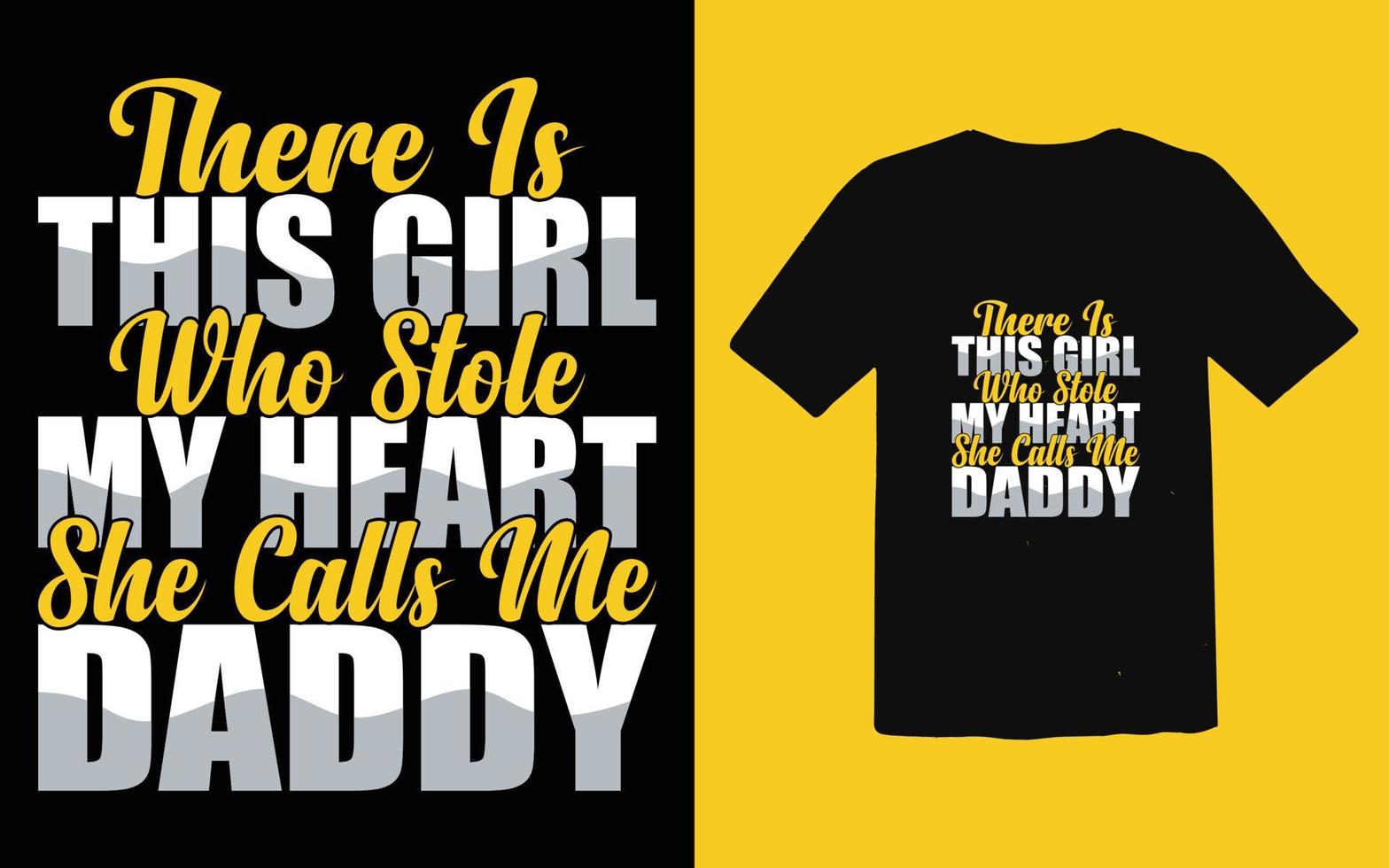 Father's day typographic T-shirt Design vector, Trendy Dad T-shirt Design vector