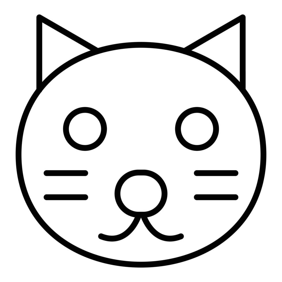 Cat Icon Style vector