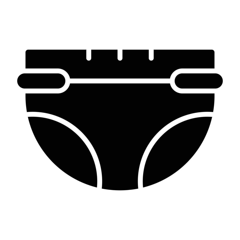 Diaper Icon Style vector