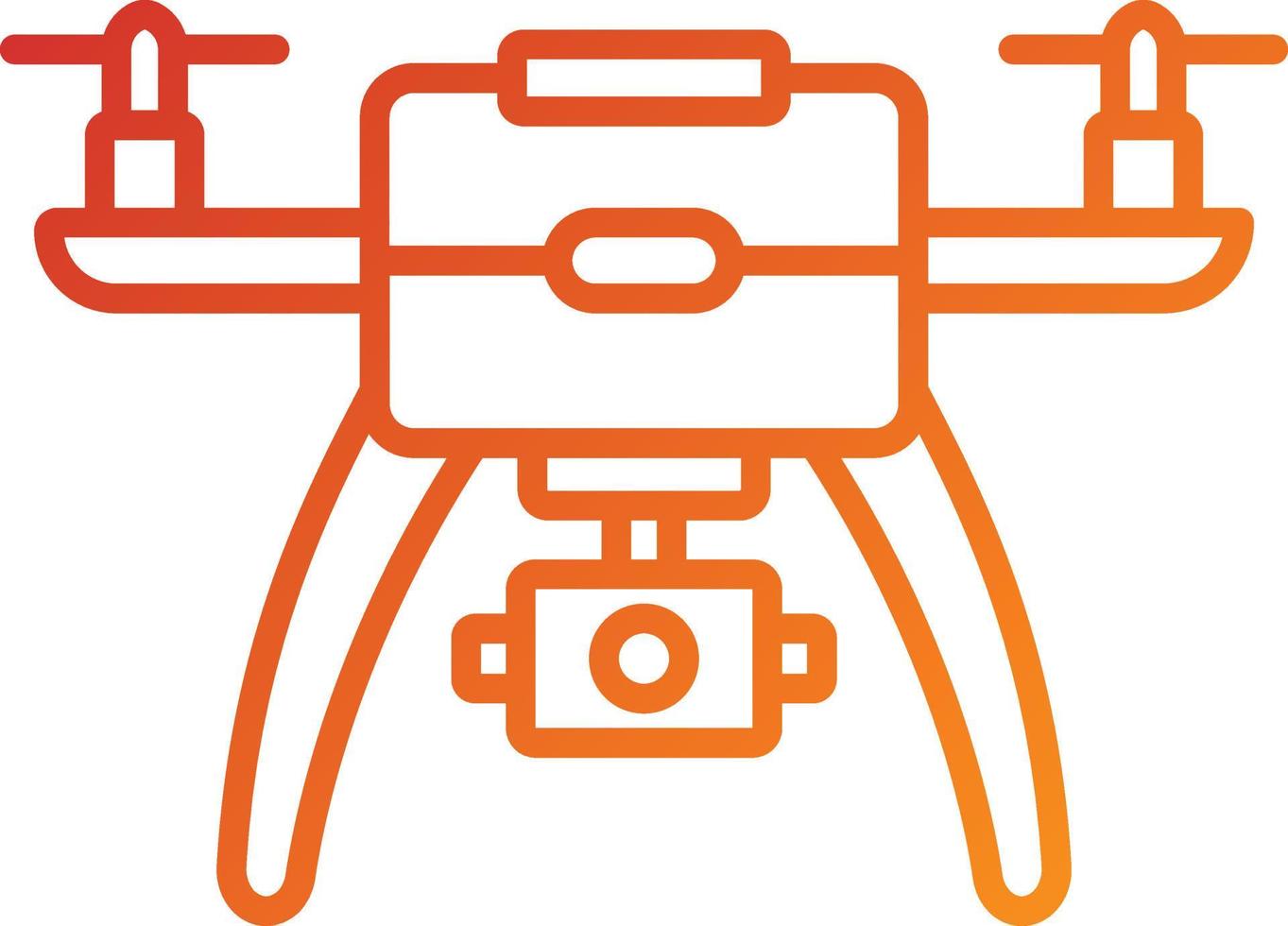 Camera Drone Icon Style vector