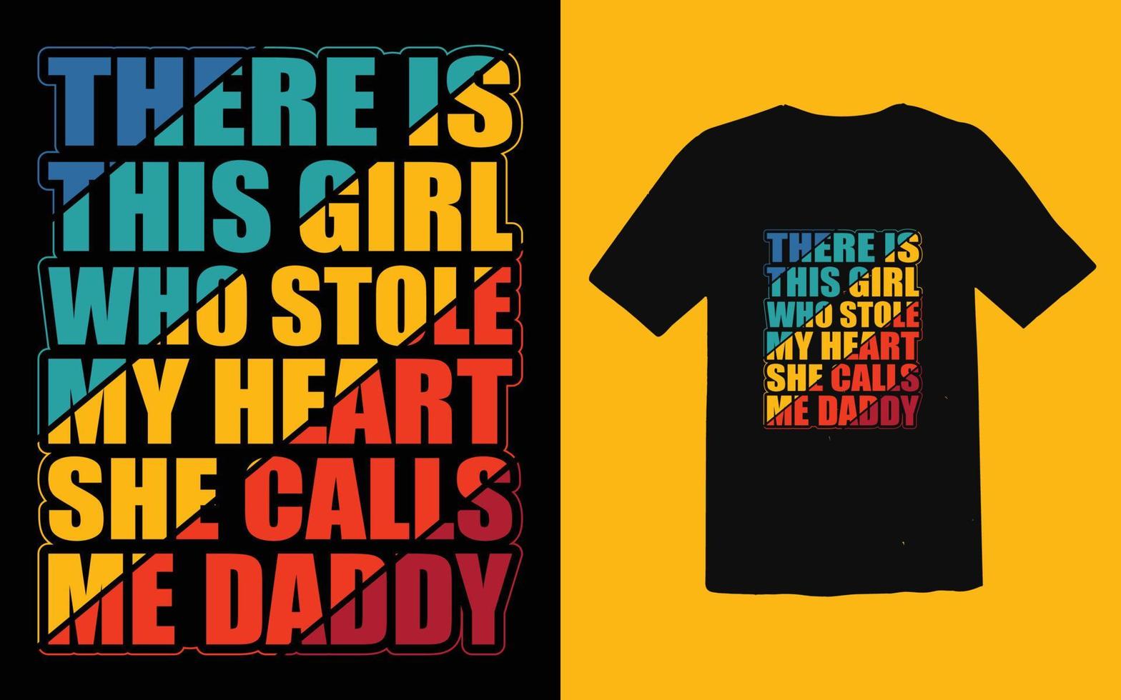 Father's day typographic T-shirt Design vector, Trendy Dad T-shirt Design vector