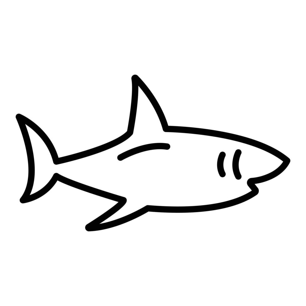 Shark Icon Style vector