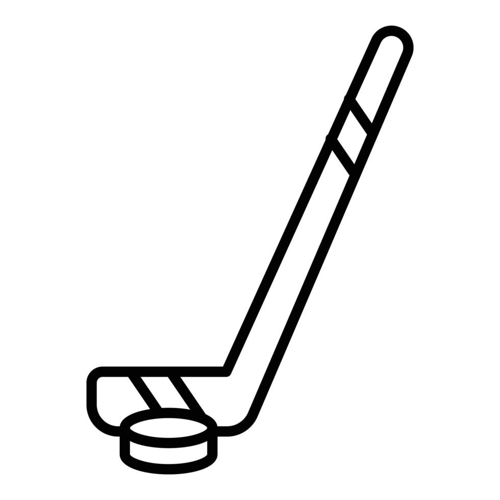 Ice Hockey Icon Style vector