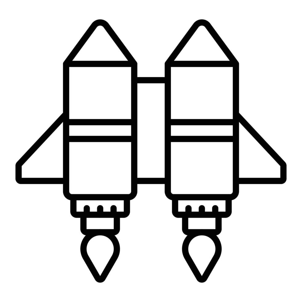 Jetpack Icon Style vector