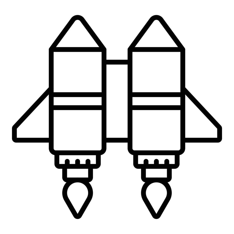 Jetpack Icon Style vector