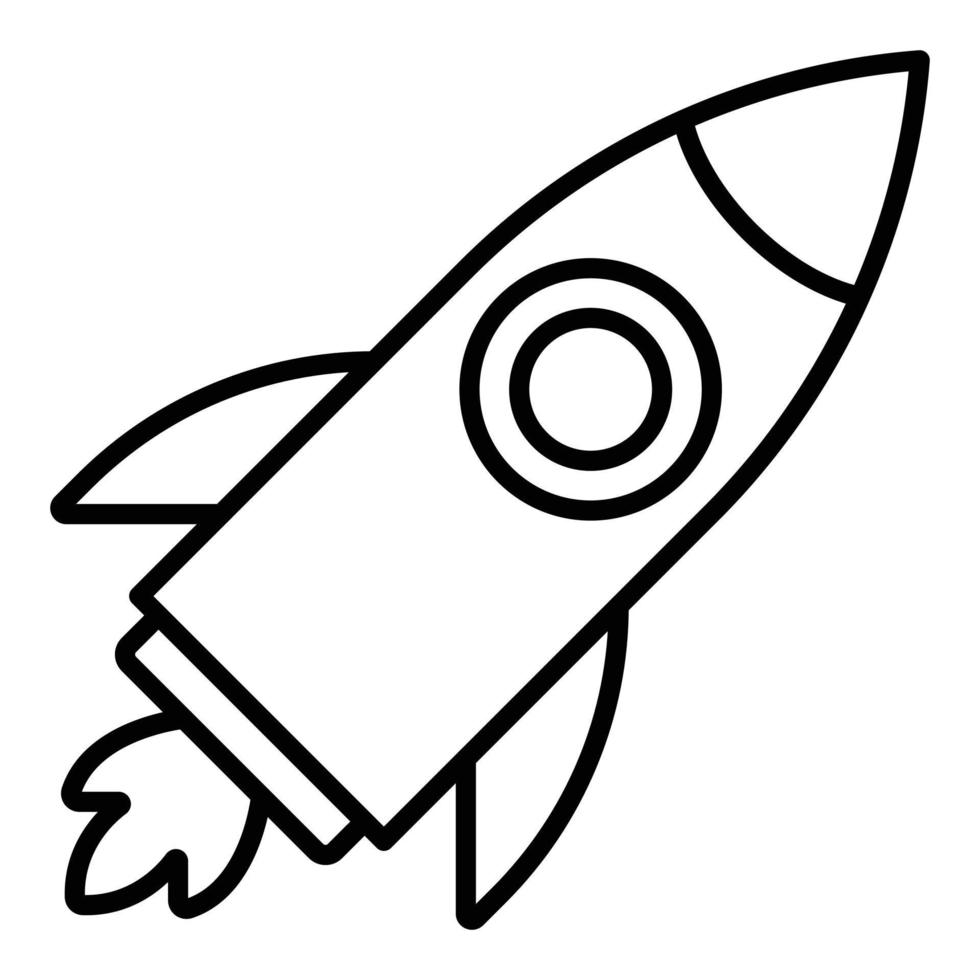 Space Booster Icon Style vector
