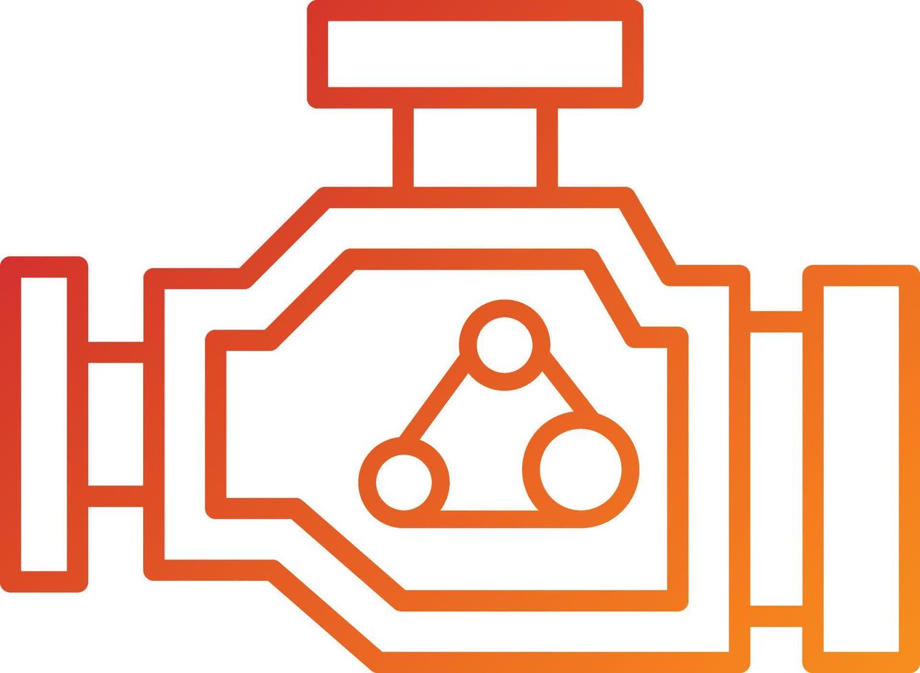Engine Icon Style vector