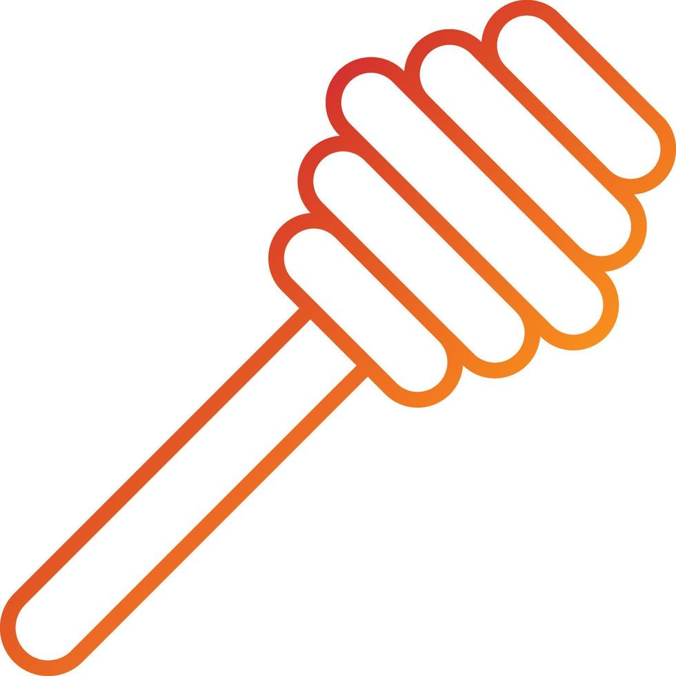 Honey Dipper Icon Style vector