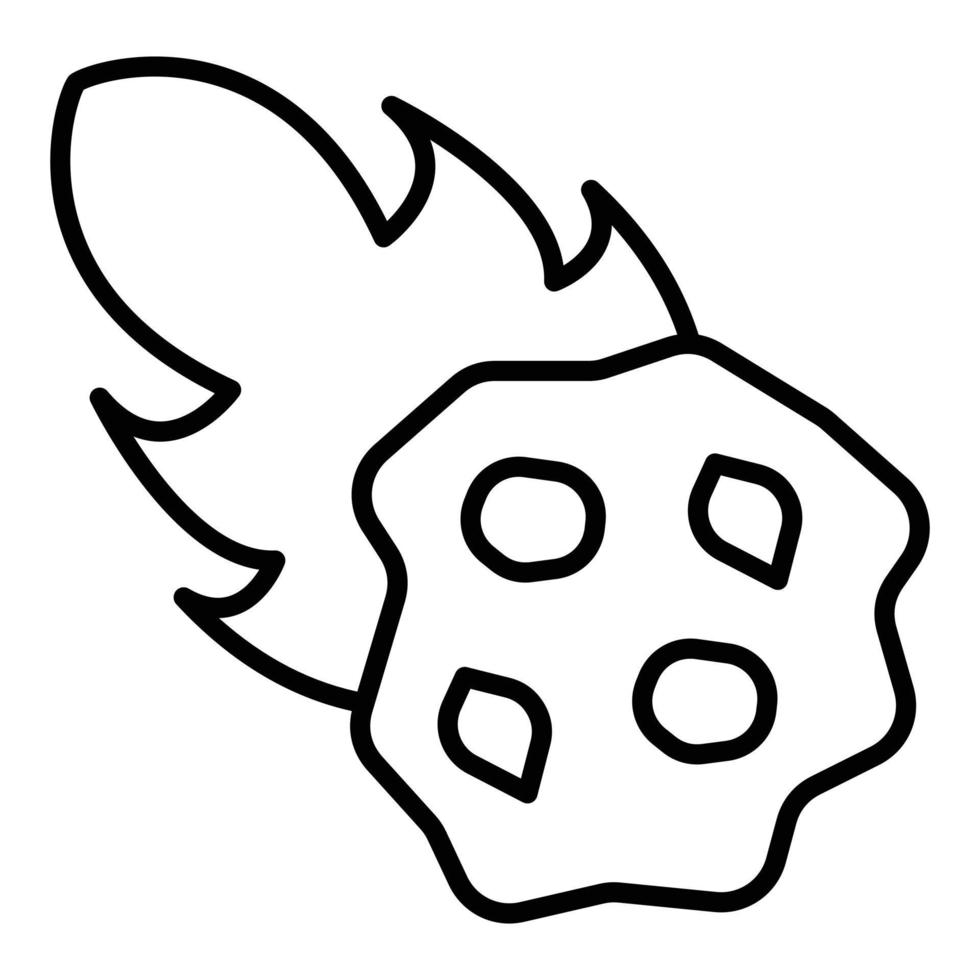 Meteorite Icon Style vector