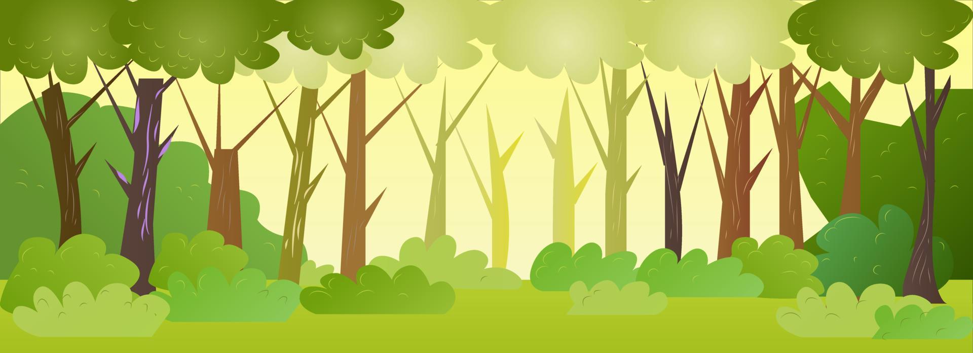 Forest Game Background vector