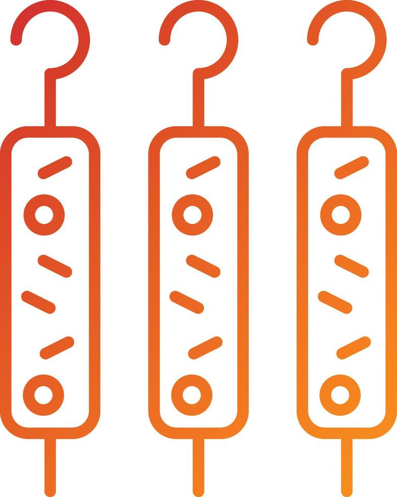 Kebab Icon Style vector