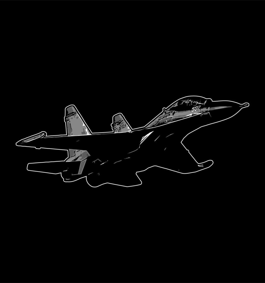 indonesian air force fighter ... vector