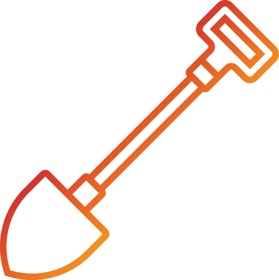 Shovel Icon Style vector