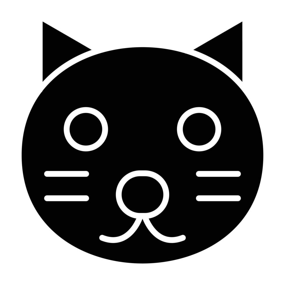 Cat Icon Style vector