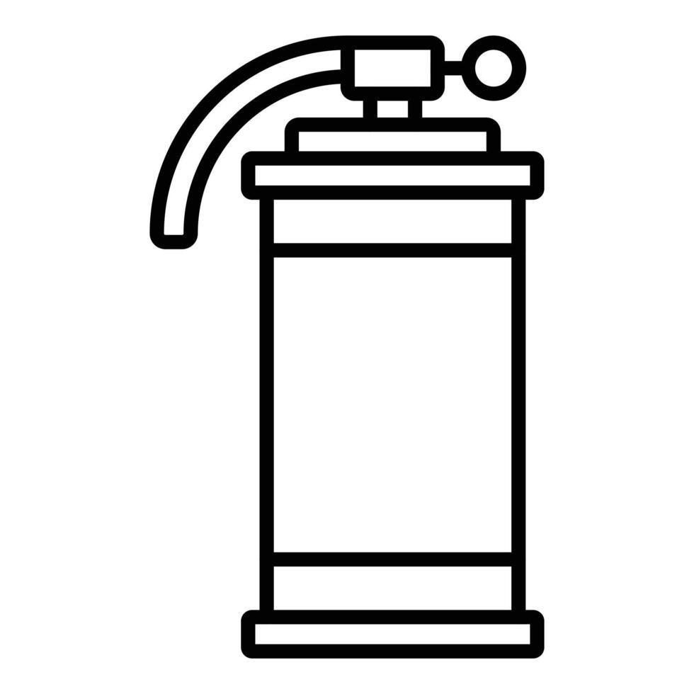 Smoke Grenade Icon Style vector