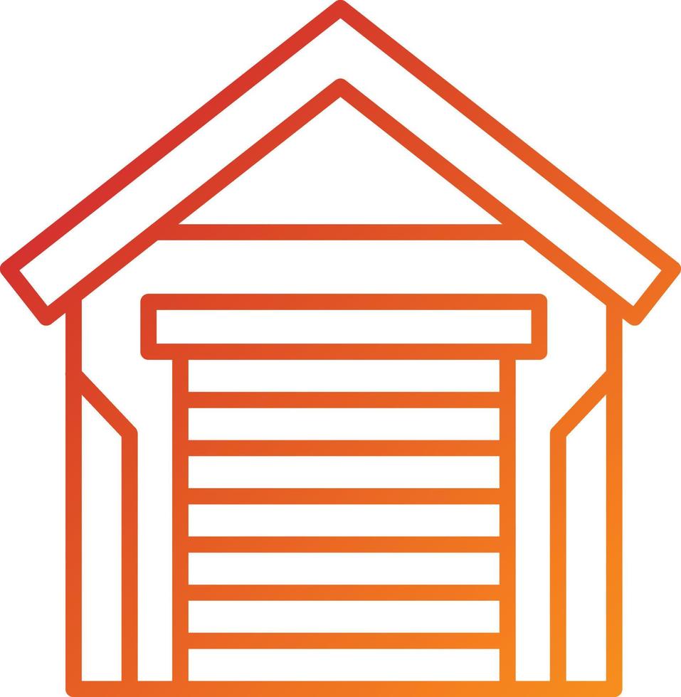 Garage Icon Style vector