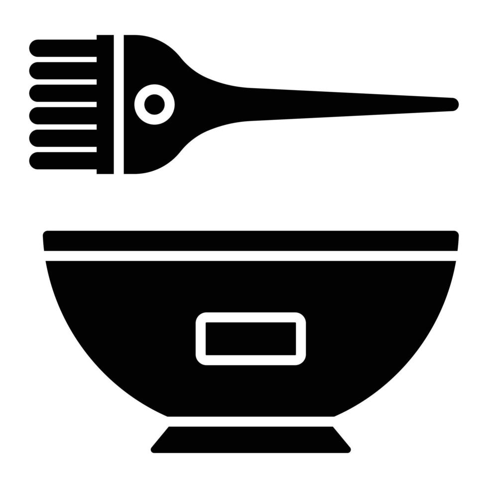 Hair Dye Icon Style vector