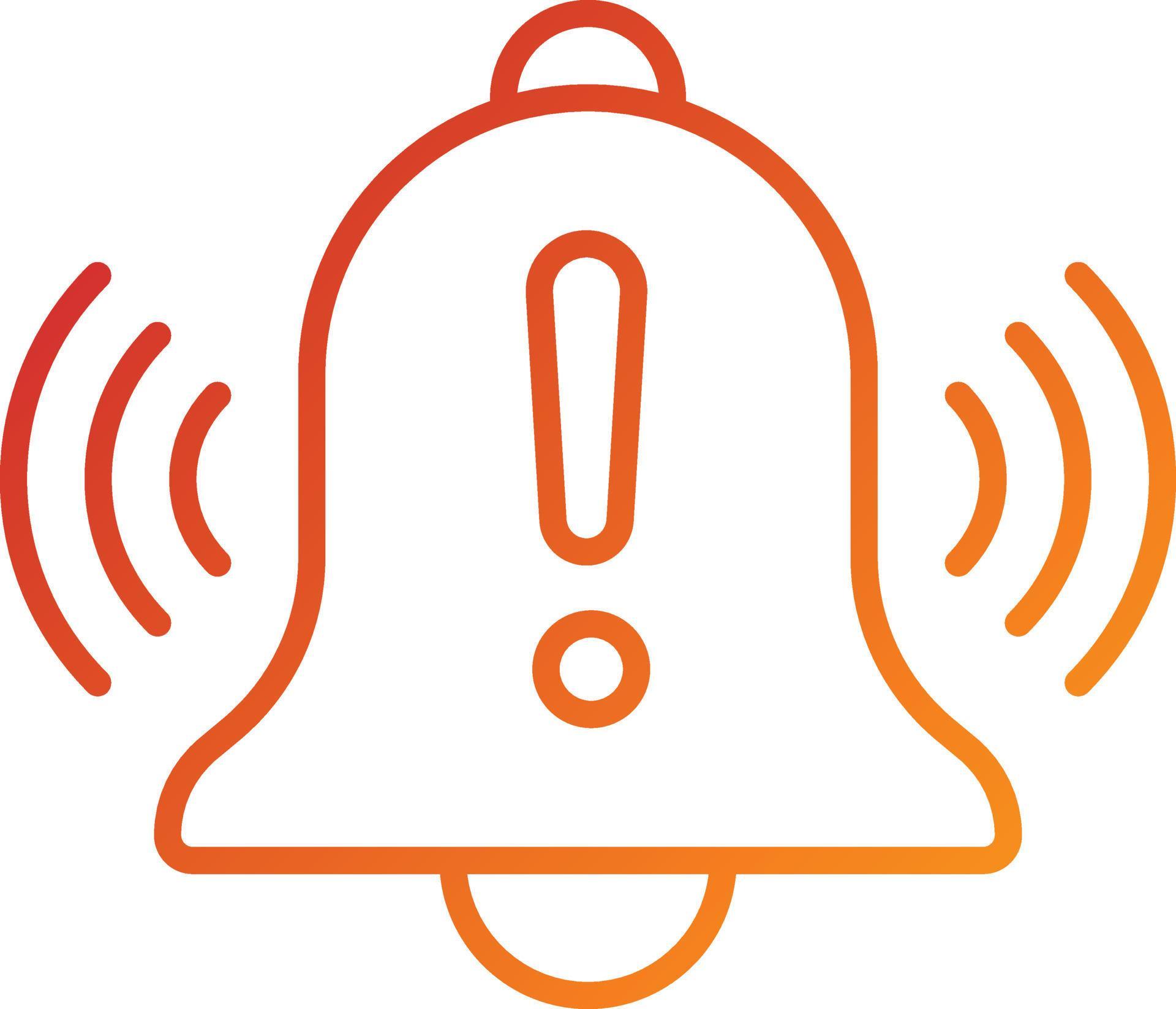 Warning Alarm Icon Style 8330804 Vector Art at Vecteezy