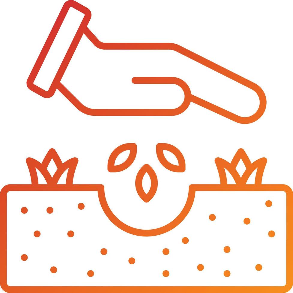 Seeding Icon Style vector