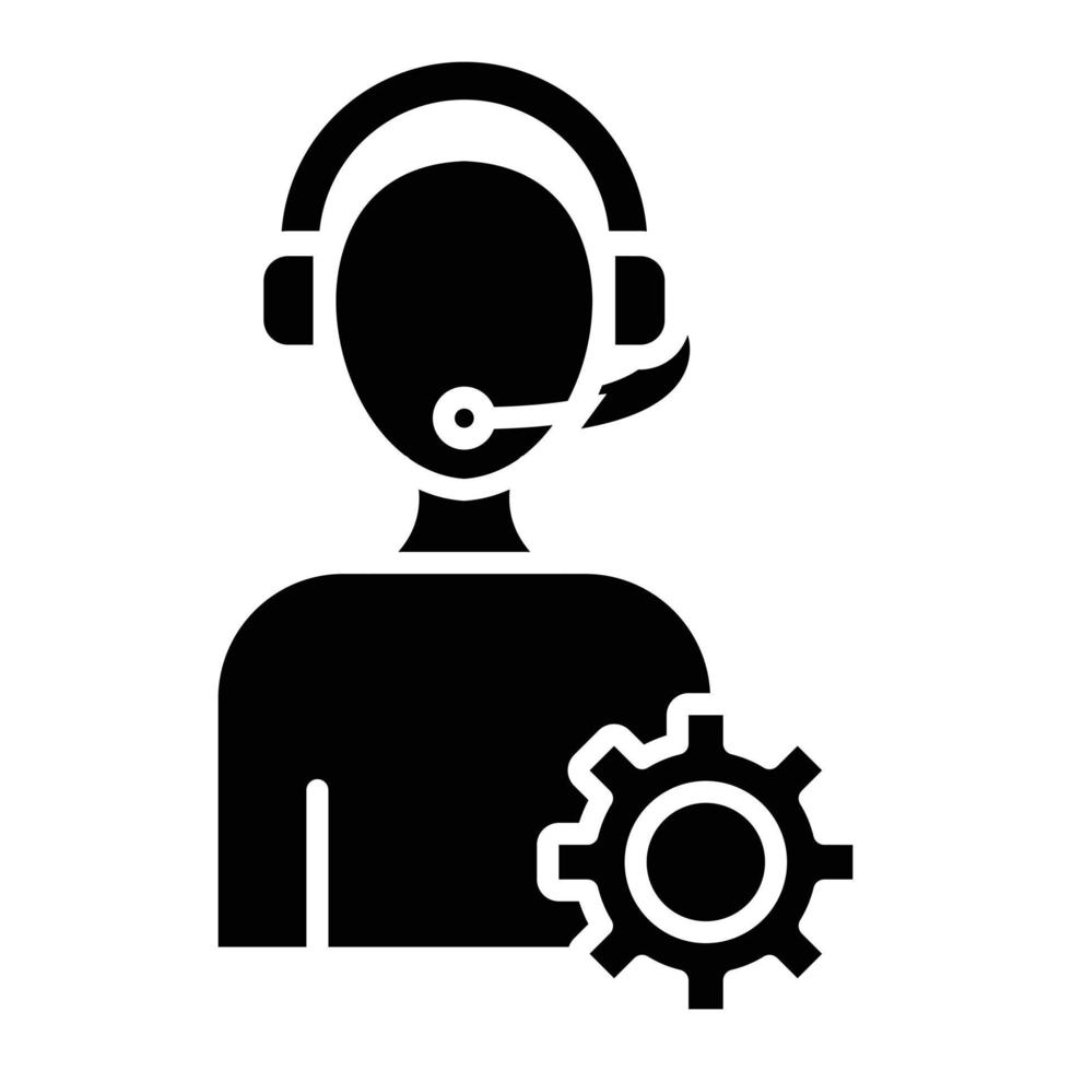 Technical Support Icon Style vector