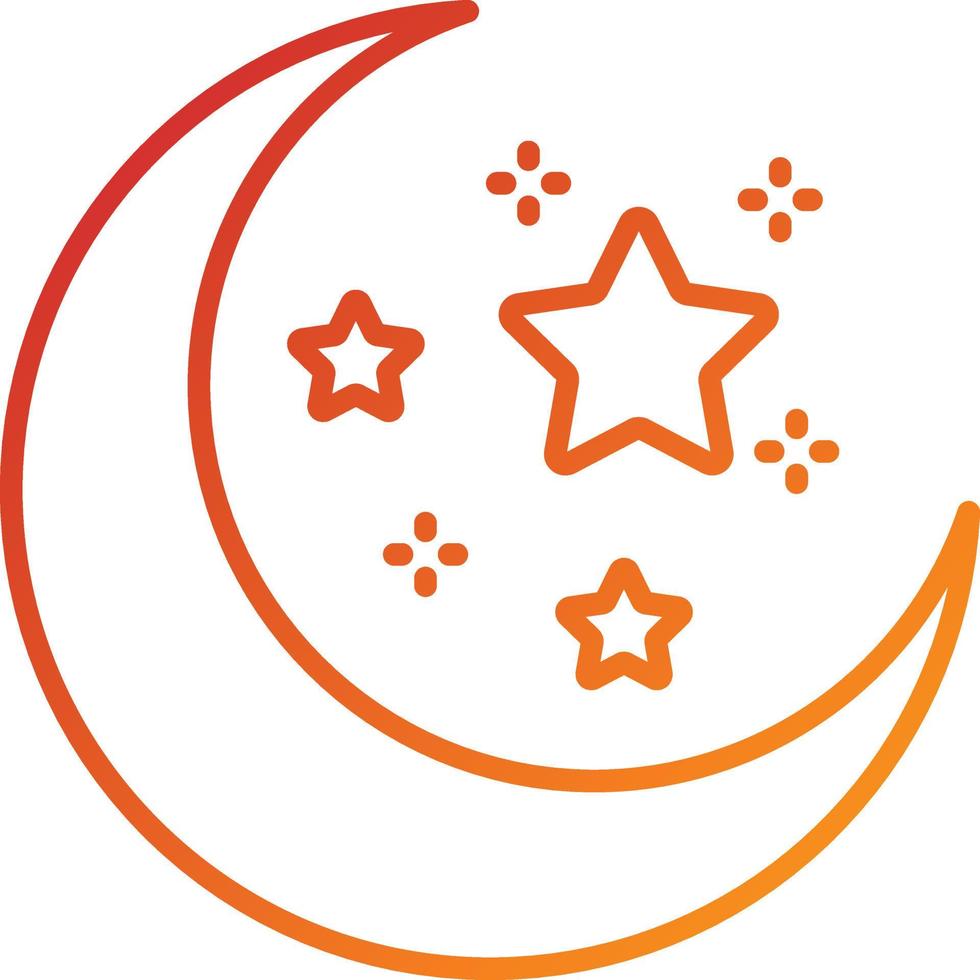 Moon Icon Style vector