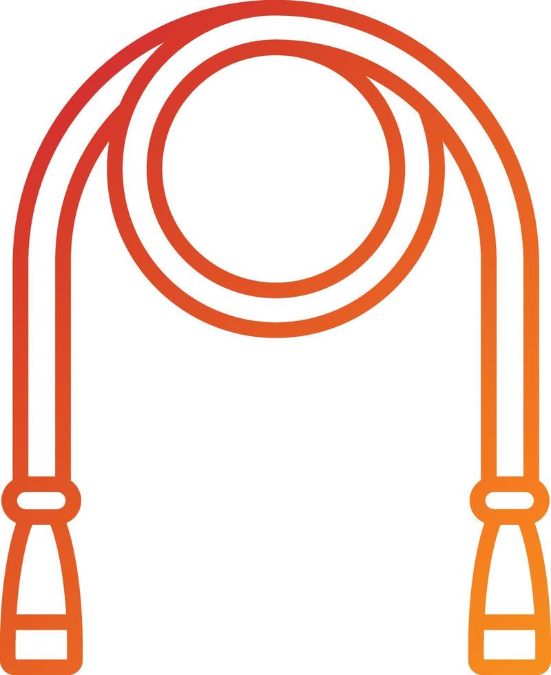 Skipping Rope Icon Style vector