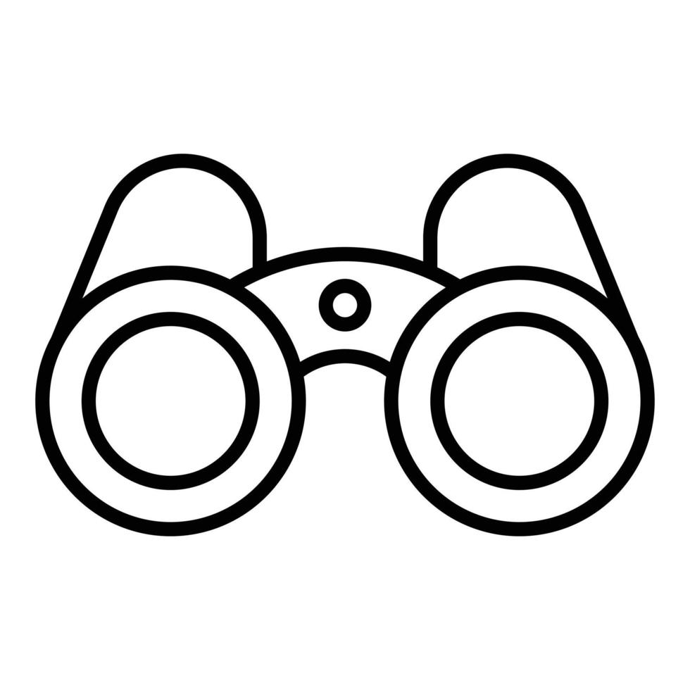 Army Bicoculars Icon Style vector