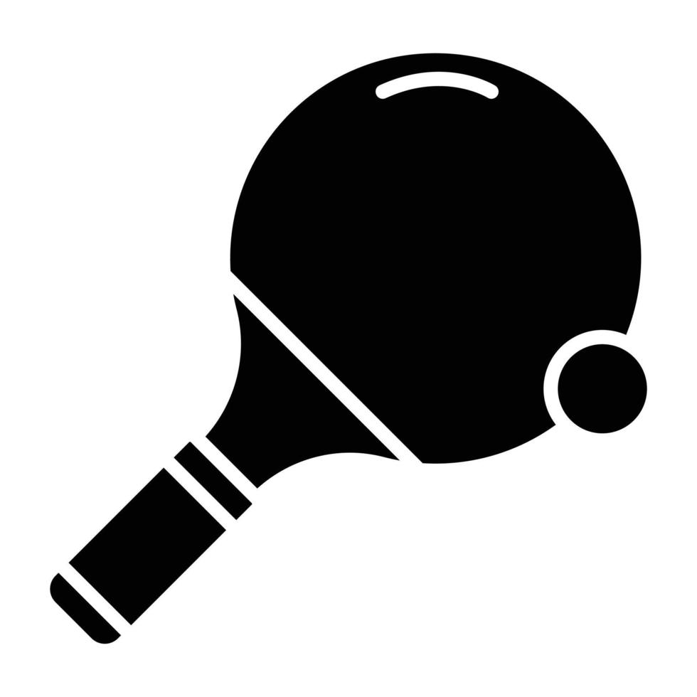 Table Tennis Icon Style vector