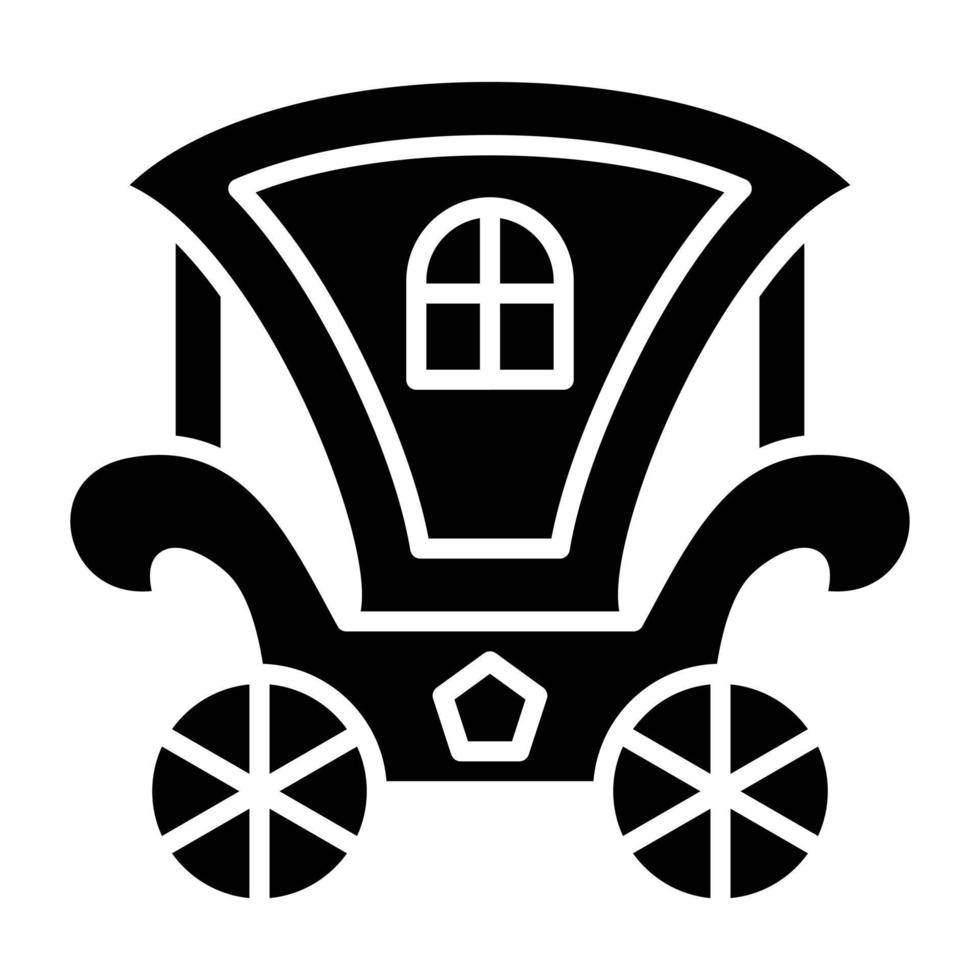 Carriage Icon Style vector