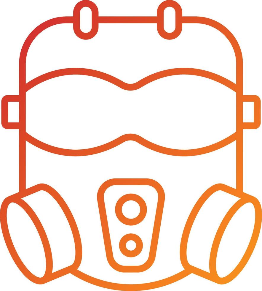 Army Mask Icon Style vector