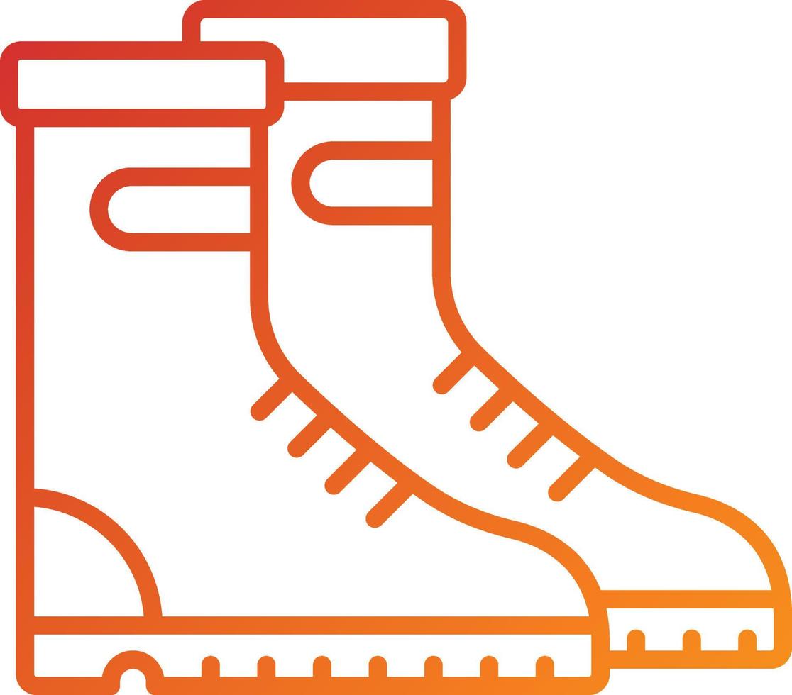 Farming Boots Icon Style vector